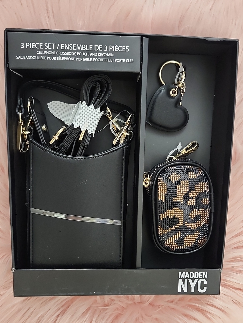 Brand New MADDEN NYC 3PC CROSSBODY BAG GIFT SET